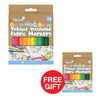 Colour Wash Repeat Totally Washable Fabric Markers, Pack 24, Micador jR.
